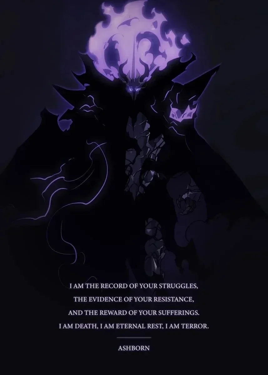 Solo Leveling Anime Canvas Poster – Comic Art Wall Decor