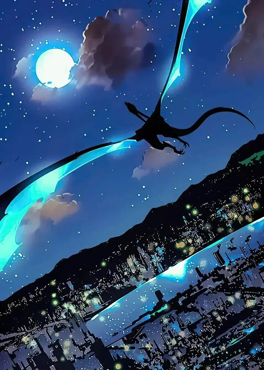 Solo Leveling Anime Canvas Poster – Comic Art Wall Decor