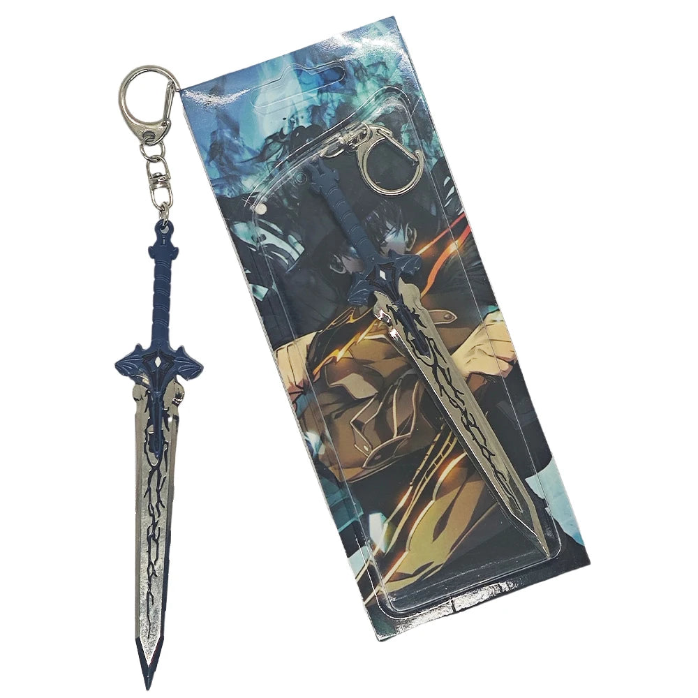 Solo Leveling Anime Keychain – Sword Pendant Keyring