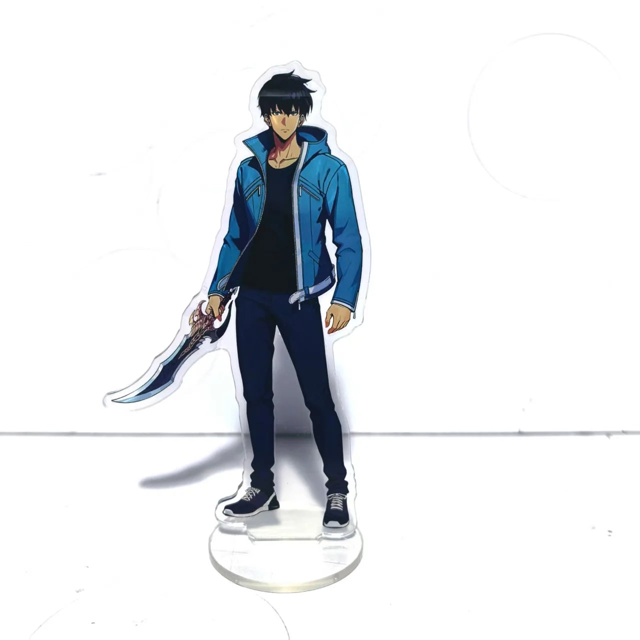Solo Leveling Acrylic Stand & Keychain – Anime Desk Decoration