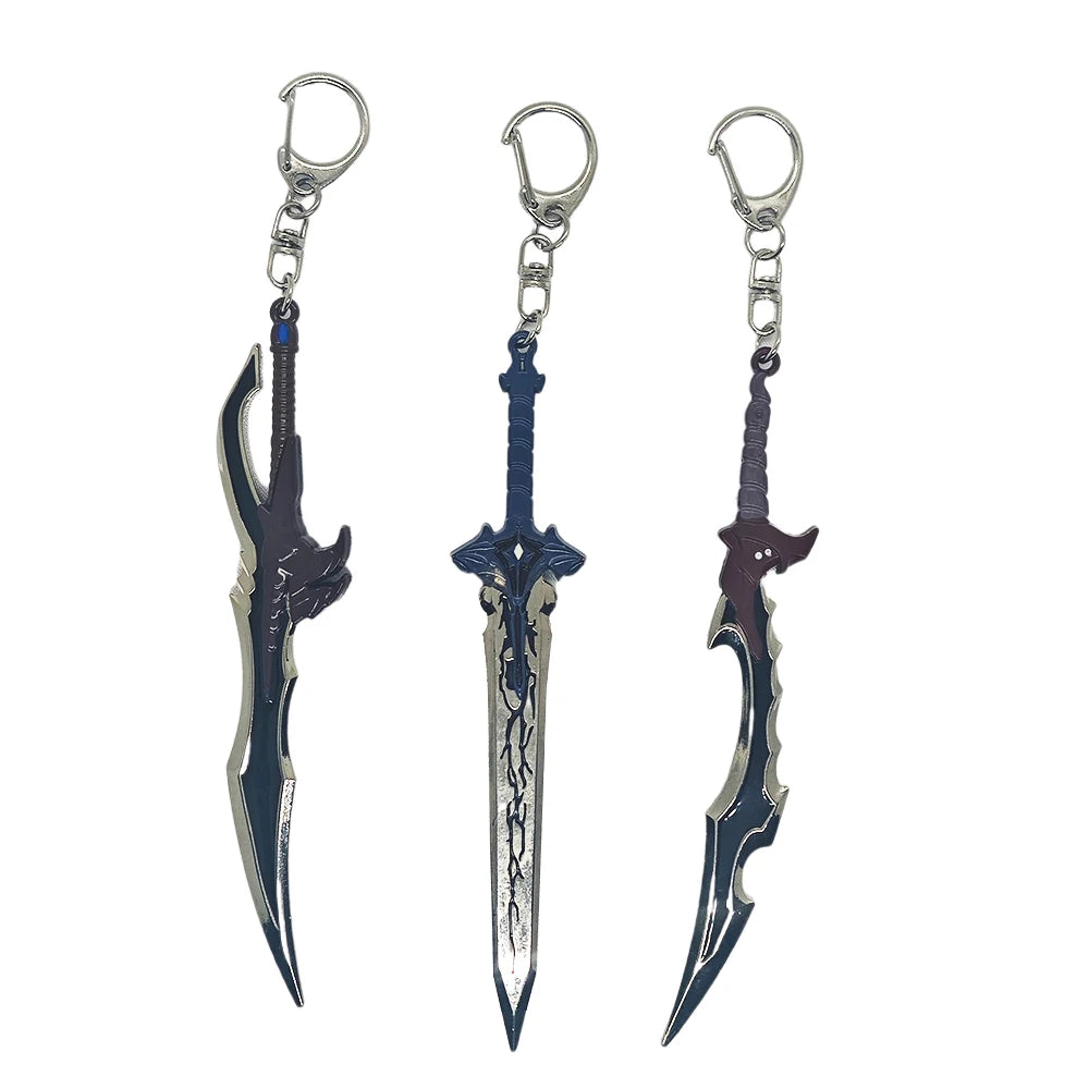Solo Leveling Anime Keychain – Sword Pendant Keyring