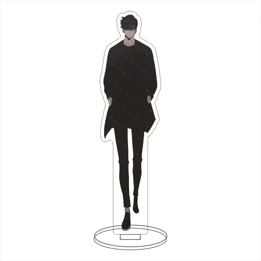Anime Solo Leveling 15cm Acrylic Stand – Sung Jin-Woo, Sung Jin-Ah, Yoo Jin-Ho Desk Mode