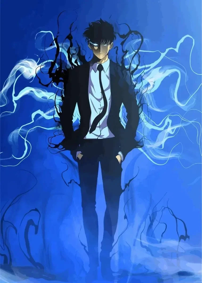 Solo Leveling Anime Canvas Poster – Comic Art Wall Decor