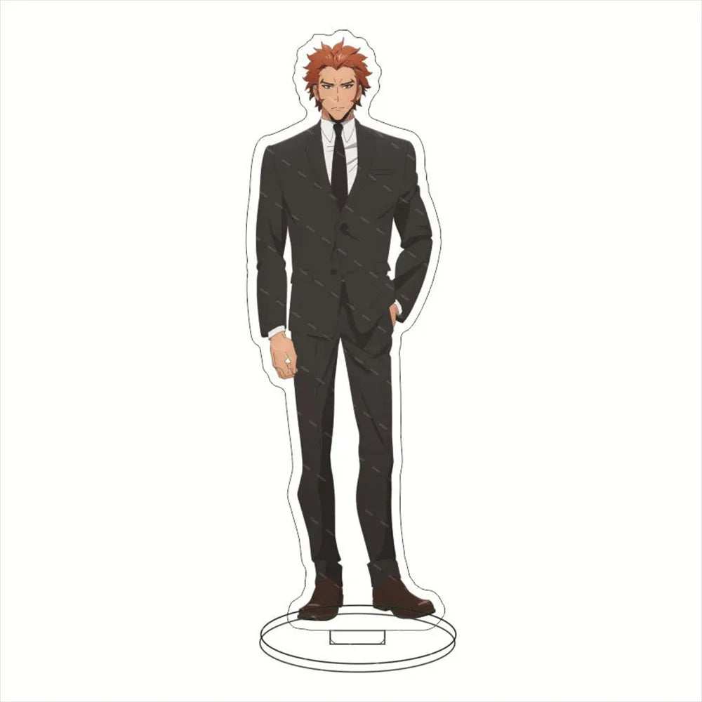 Anime Solo Leveling 15cm Acrylic Stand – Sung Jin-Woo, Sung Jin-Ah, Yoo Jin-Ho Desk Mode
