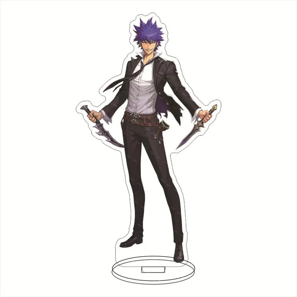 Anime Solo Leveling 15cm Acrylic Stand – Sung Jin-Woo, Sung Jin-Ah, Yoo Jin-Ho Desk Mode