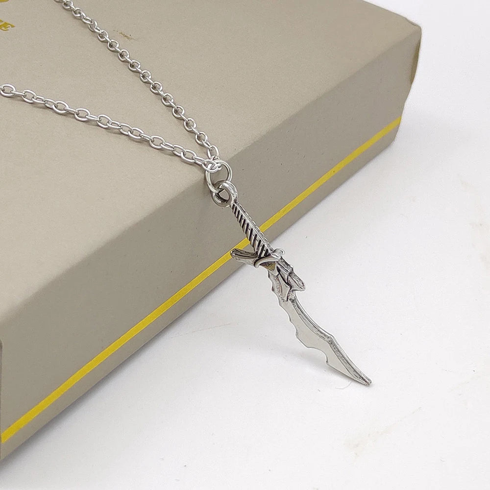 Solo Leveling Anime Keychain – Sword Pendant Keyring