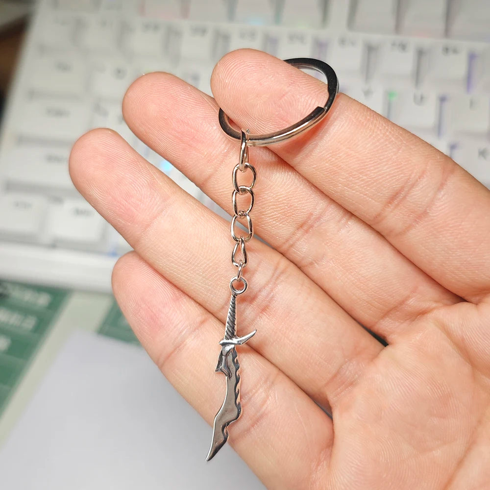Solo Leveling Anime Keychain – Sword Pendant Keyring