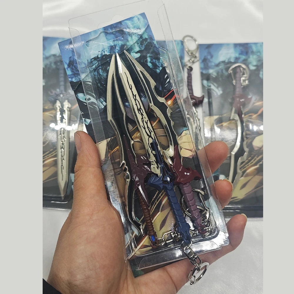 Solo Leveling Anime Keychain – Sword Pendant Keyring
