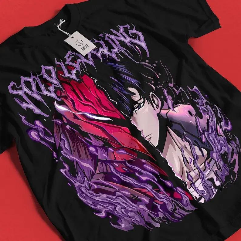 Solo Leveling Shadow Monarch T-Shirt – Anime-Inspired Casual Wear