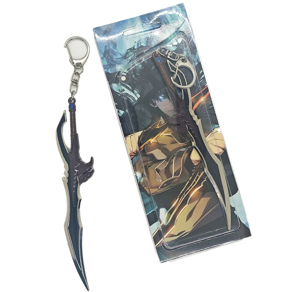 Solo Leveling Anime Keychain – Sword Pendant Keyring