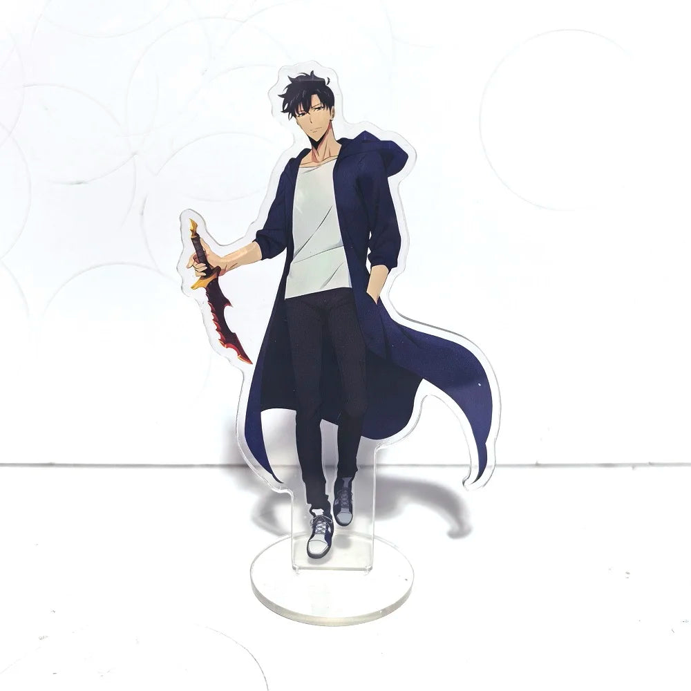 Solo Leveling Acrylic Stand & Keychain – Anime Desk Decoration