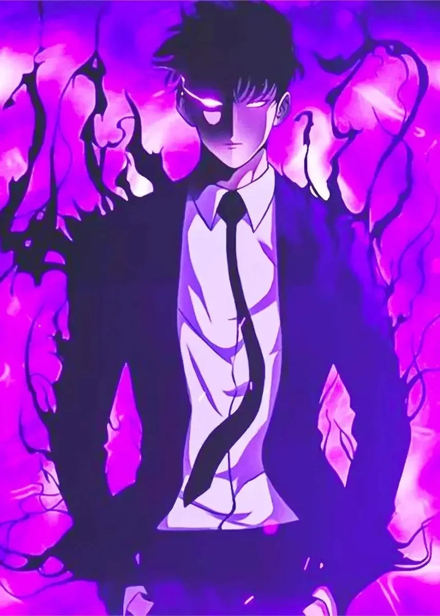Solo Leveling Anime Canvas Poster – Comic Art Wall Decor