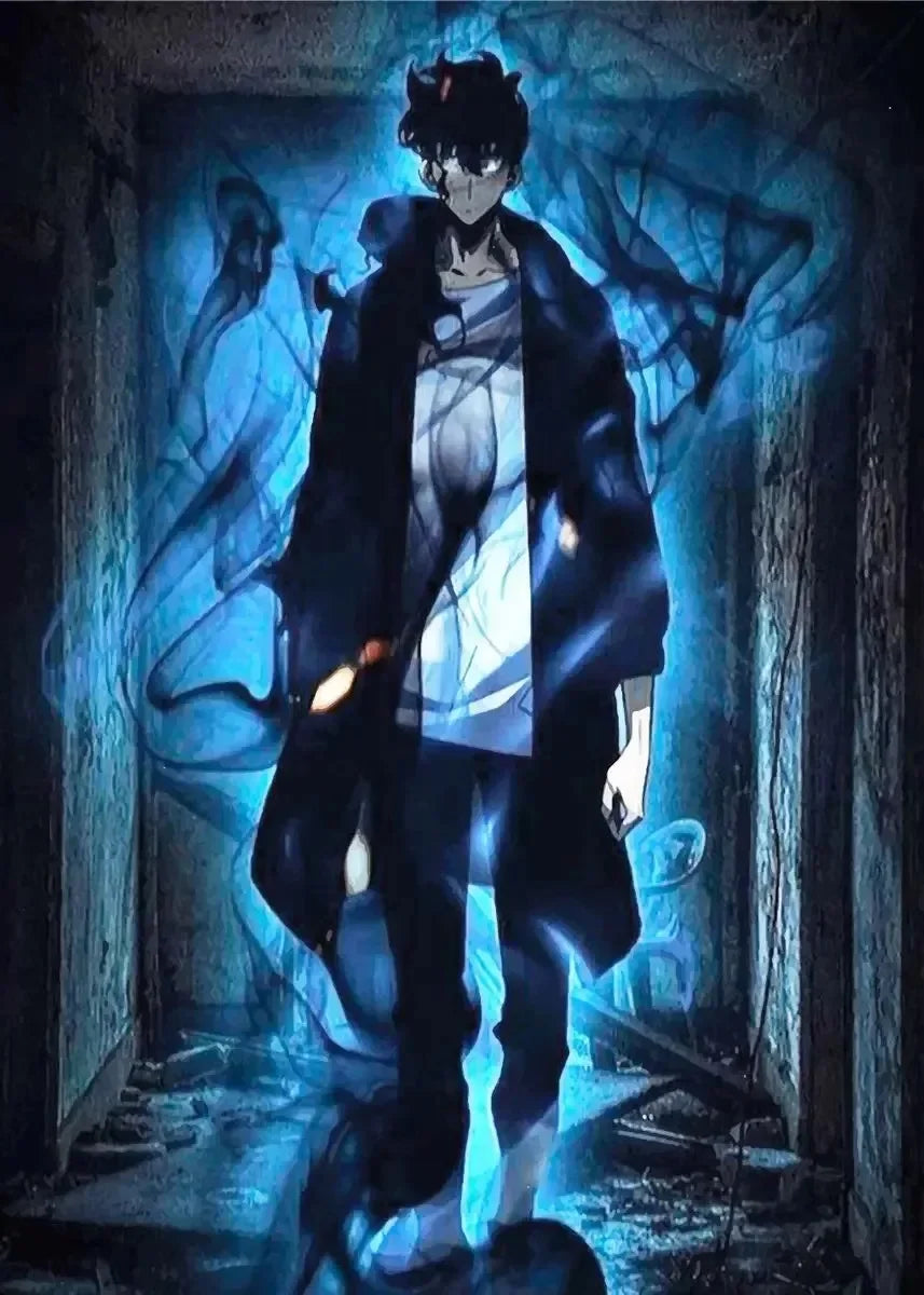 Solo Leveling Anime Canvas Poster – Comic Art Wall Decor
