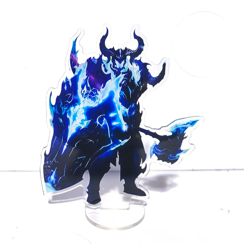 Solo Leveling Acrylic Stand & Keychain – Anime Desk Decoration