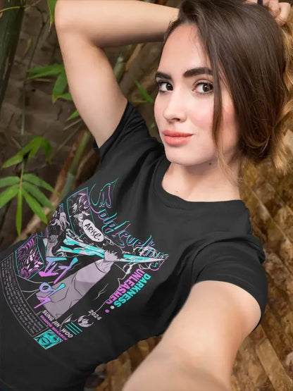 Solo Leveling Anime Shirt – Sung Jin-Woo & Igris Desig
