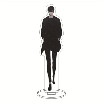 Anime Solo Leveling 15cm Acrylic Stand – Sung Jin-Woo, Sung Jin-Ah, Yoo Jin-Ho Desk Mode