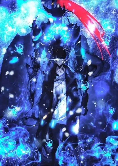 Solo Leveling Anime Canvas Poster – Comic Art Wall Decor 