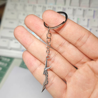 Solo Leveling Anime Keychain – Sword Pendant Keyring