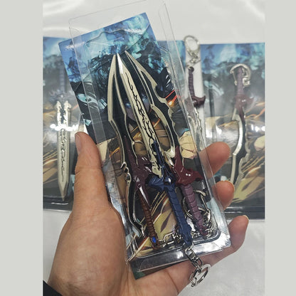 Solo Leveling Anime Keychain – Sword Pendant Keyring
