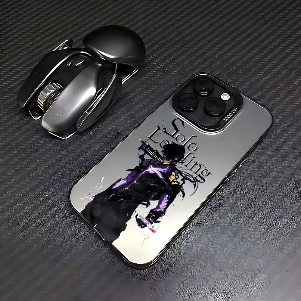 Anime Solos Levelings Phone Case For iPhone 16 15 14 13 12 11 mini Pro Max X XR XSMAX 8 7 Plus Anti Fall Matte Back Cover